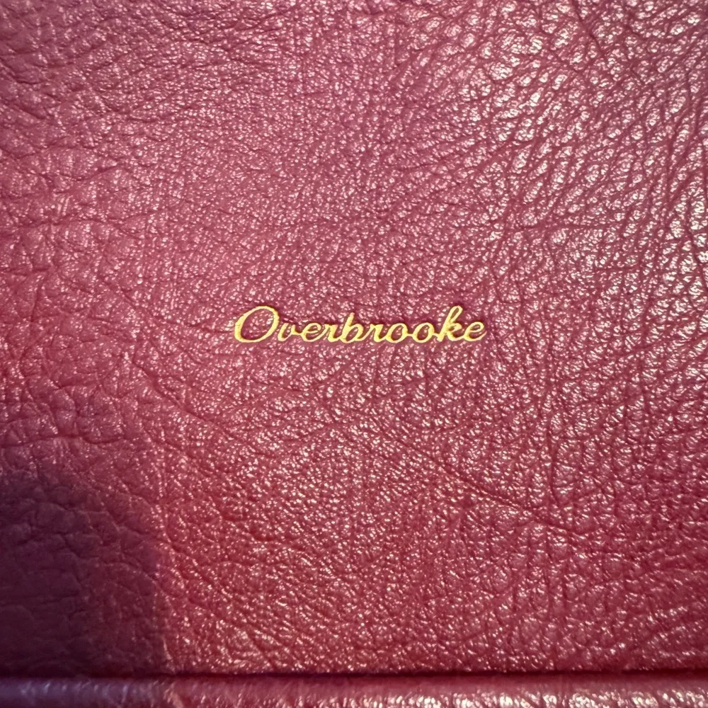 Overbrooke | Burgundy Large Vegan Leather Tote Shoulder Bag